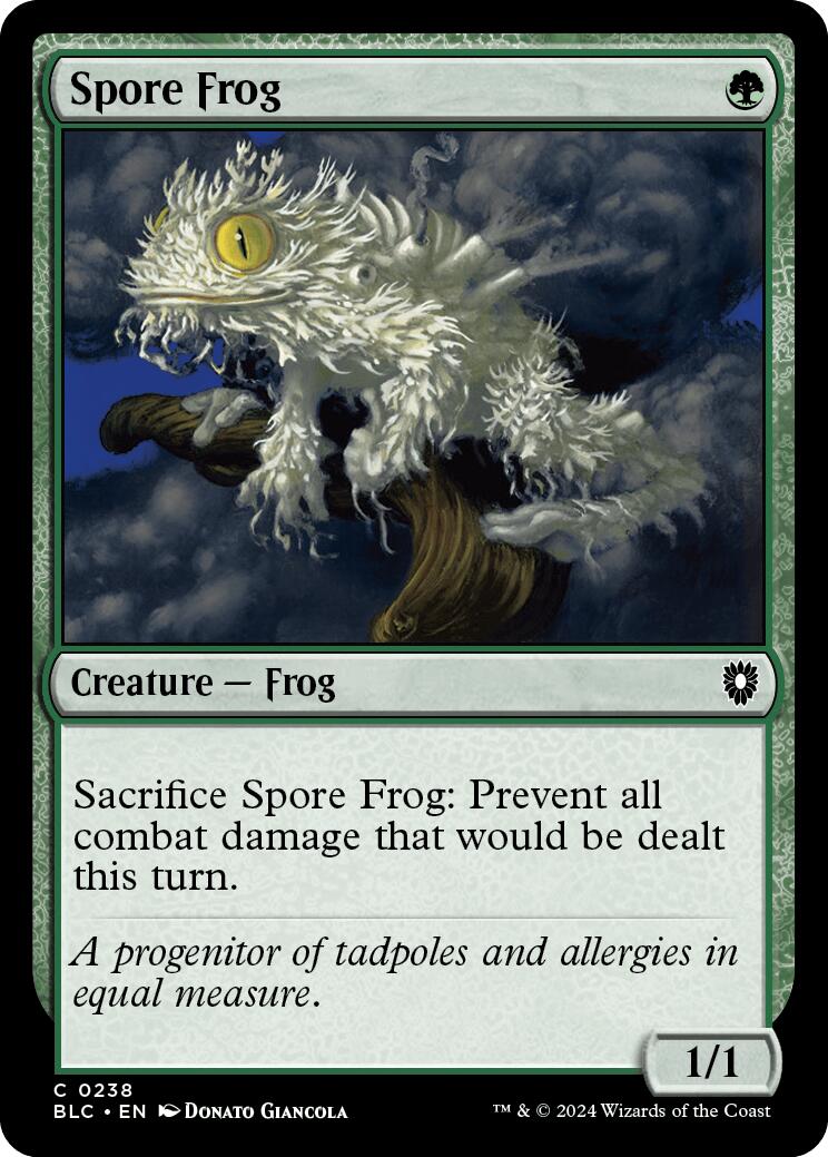 Spore Frog [Bloomburrow Commander] | Magic Magpie