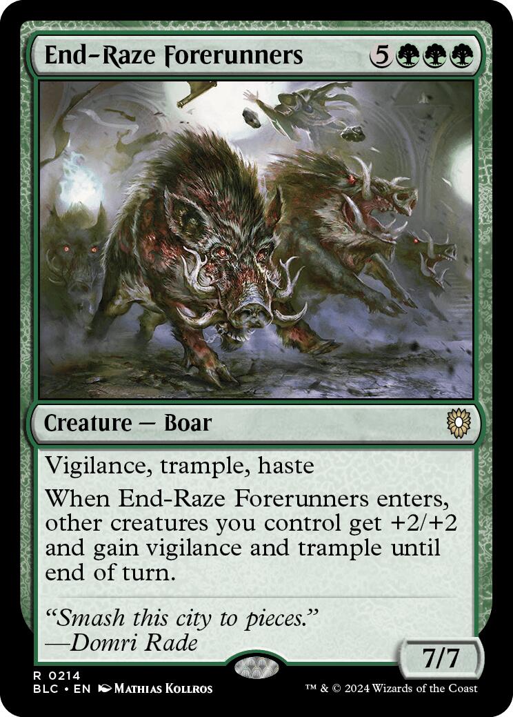 End-Raze Forerunners [Bloomburrow Commander] | Magic Magpie