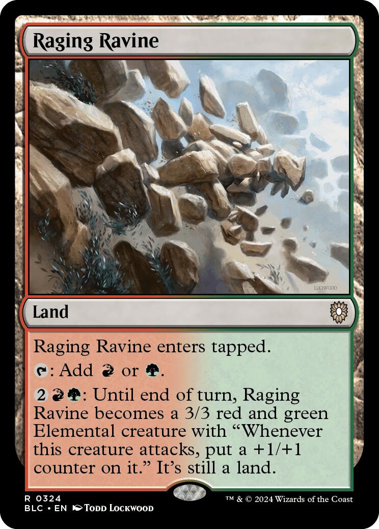 Raging Ravine [Bloomburrow Commander] | Magic Magpie