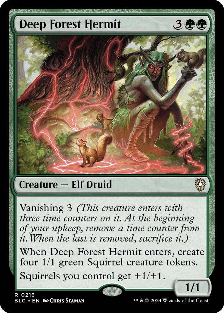 Deep Forest Hermit [Bloomburrow Commander] | Magic Magpie