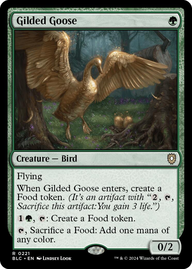 Gilded Goose [Bloomburrow Commander] | Magic Magpie