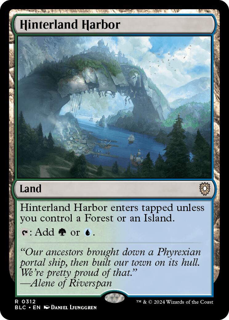 Hinterland Harbor [Bloomburrow Commander] | Magic Magpie