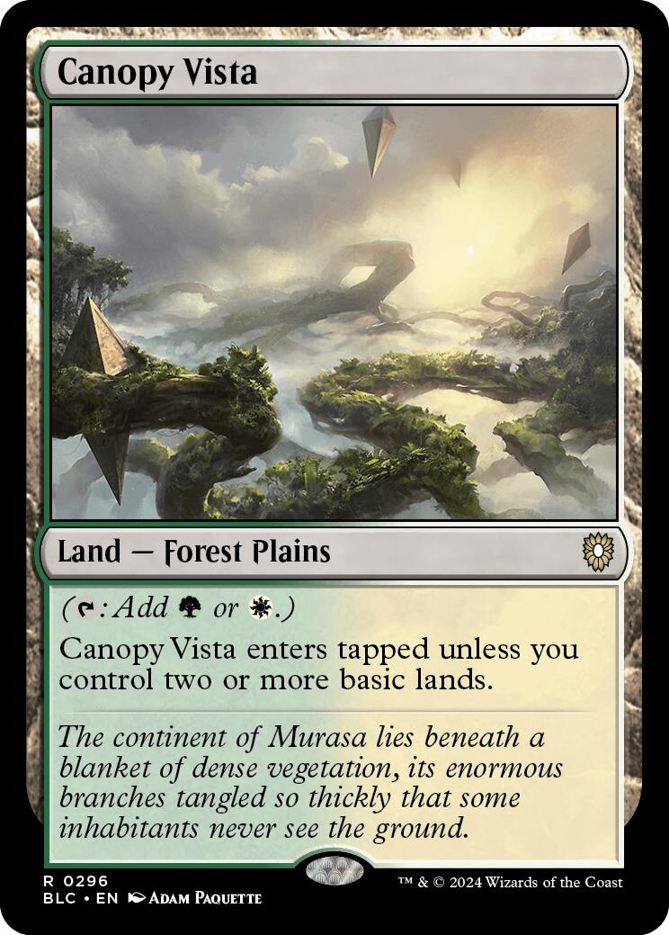 Canopy Vista [Bloomburrow Commander] | Magic Magpie