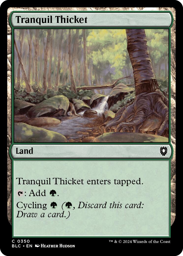 Tranquil Thicket [Bloomburrow Commander] | Magic Magpie