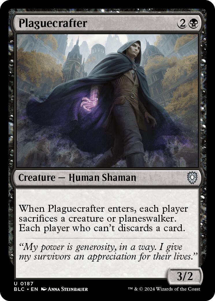 Plaguecrafter [Bloomburrow Commander] | Magic Magpie