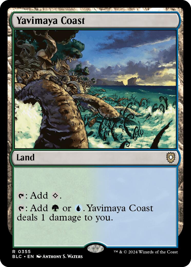 Yavimaya Coast [Bloomburrow Commander] | Magic Magpie