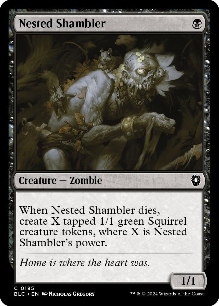 Nested Shambler [Bloomburrow Commander] | Magic Magpie