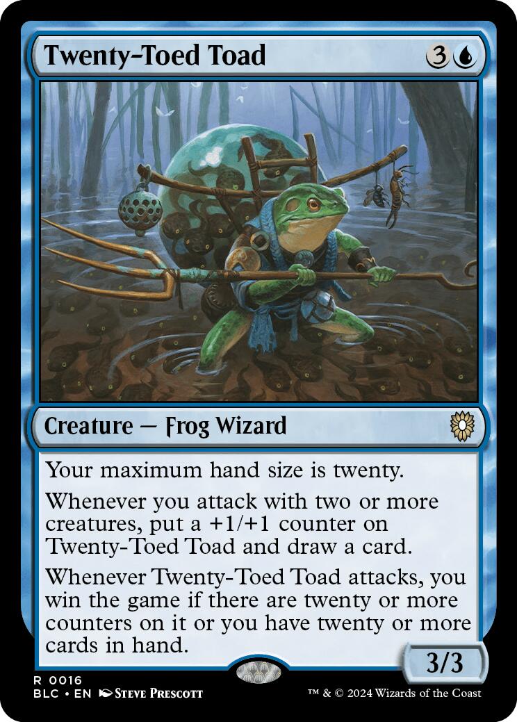 Twenty-Toed Toad [Bloomburrow Commander] | Magic Magpie