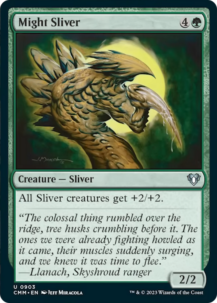 Might Sliver [Commander Masters] | Magic Magpie