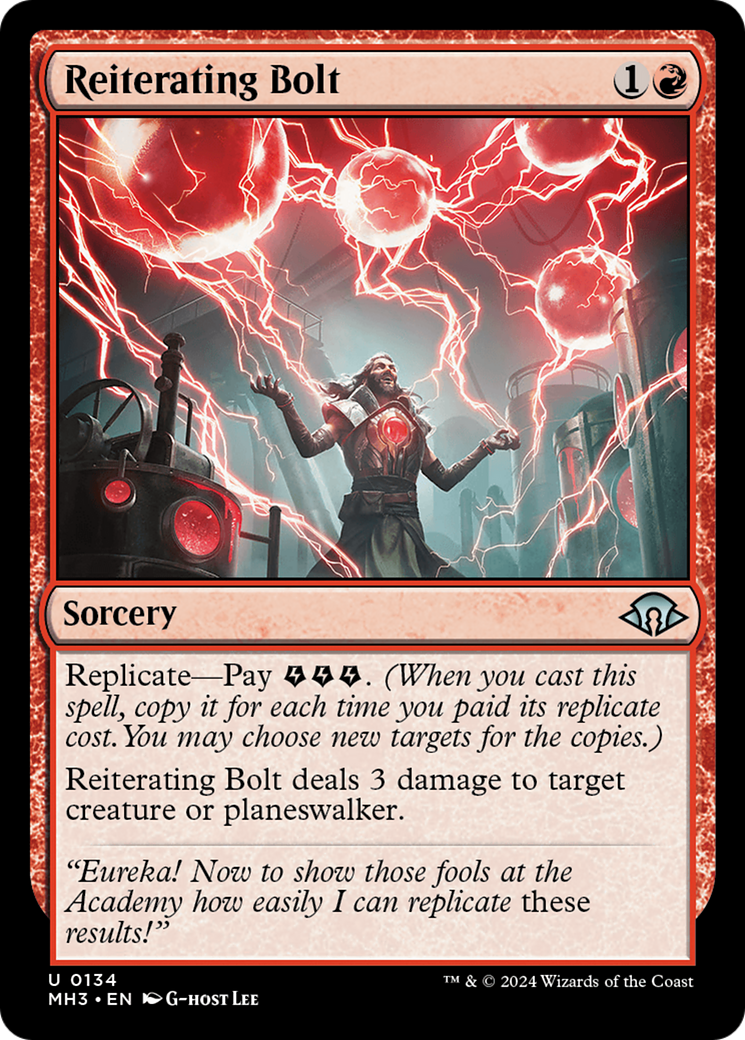 Reiterating Bolt [Modern Horizons 3] | Magic Magpie