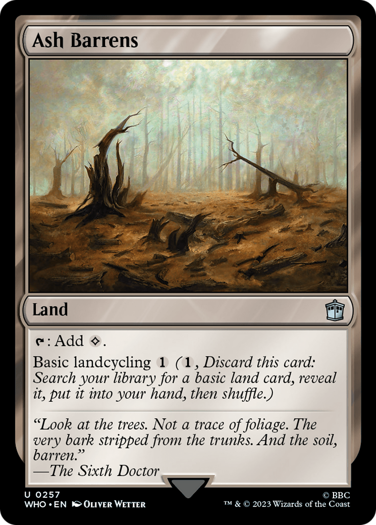 Ash Barrens [Doctor Who] | Magic Magpie