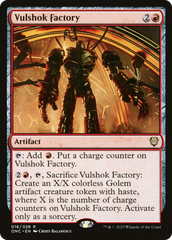 Vulshok Factory [Phyrexia: All Will Be One Commander] | Magic Magpie