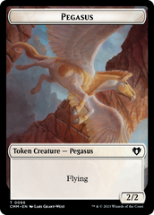 Copy (54) // Pegasus Double-Sided Token [Commander Masters Tokens] | Magic Magpie