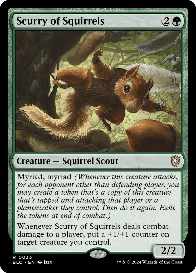 Scurry of Squirrels [Bloomburrow Commander] | Magic Magpie