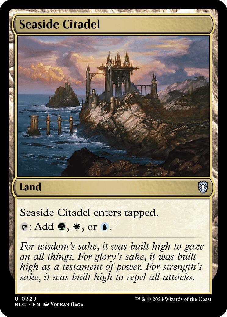 Seaside Citadel [Bloomburrow Commander] | Magic Magpie