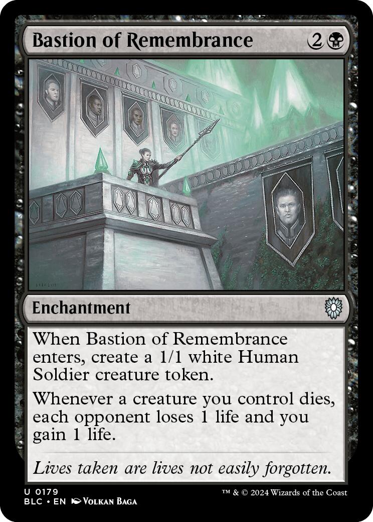 Bastion of Remembrance [Bloomburrow Commander] | Magic Magpie