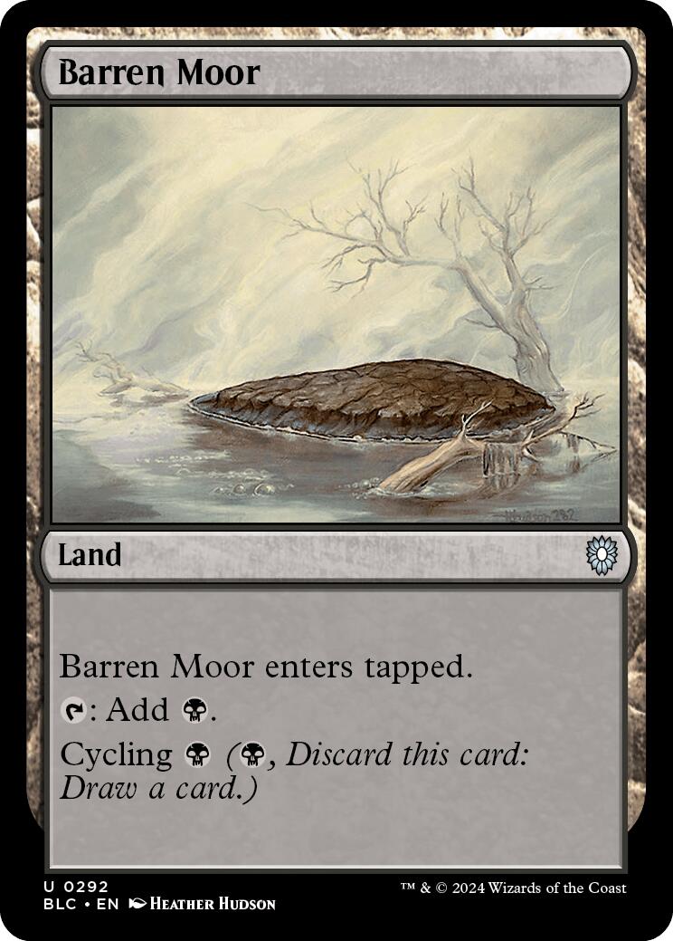 Barren Moor [Bloomburrow Commander] | Magic Magpie