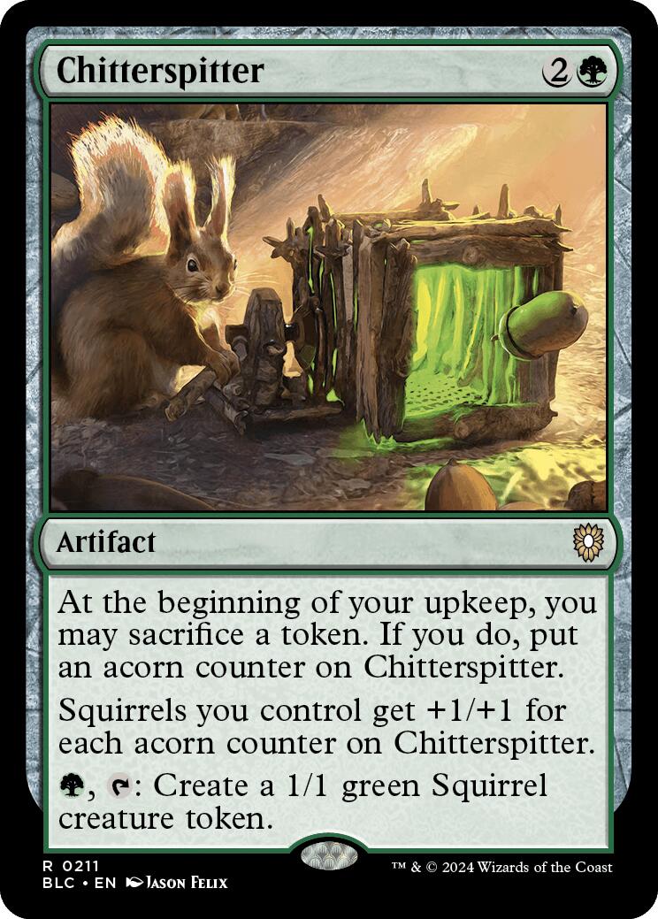 Chitterspitter [Bloomburrow Commander] | Magic Magpie