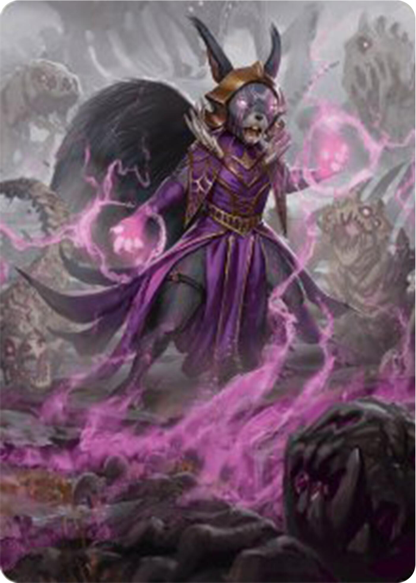 Liliana of the Dark Realms Art Card [Bloomburrow Art Series] | Magic Magpie