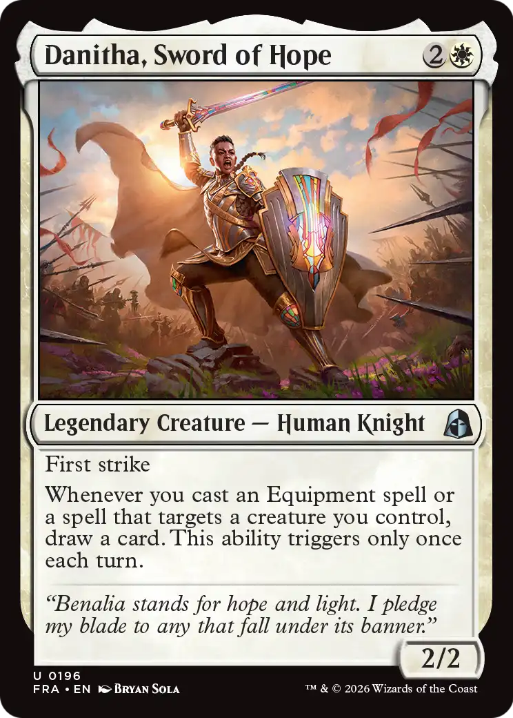 Danitha, Sword of Hope [Reality Fracture] | Magic Magpie