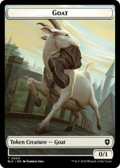 Goat // Wolf (032) Double-Sided Token [Bloomburrow Commander Tokens] | Magic Magpie