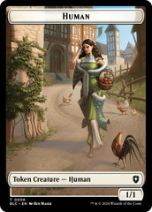 Human // Soldier Double-Sided Token [Bloomburrow Commander Tokens] | Magic Magpie