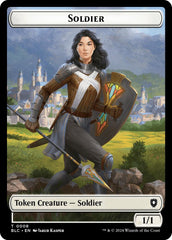 Soldier // Citizen Double-Sided Token [Bloomburrow Commander Tokens] | Magic Magpie