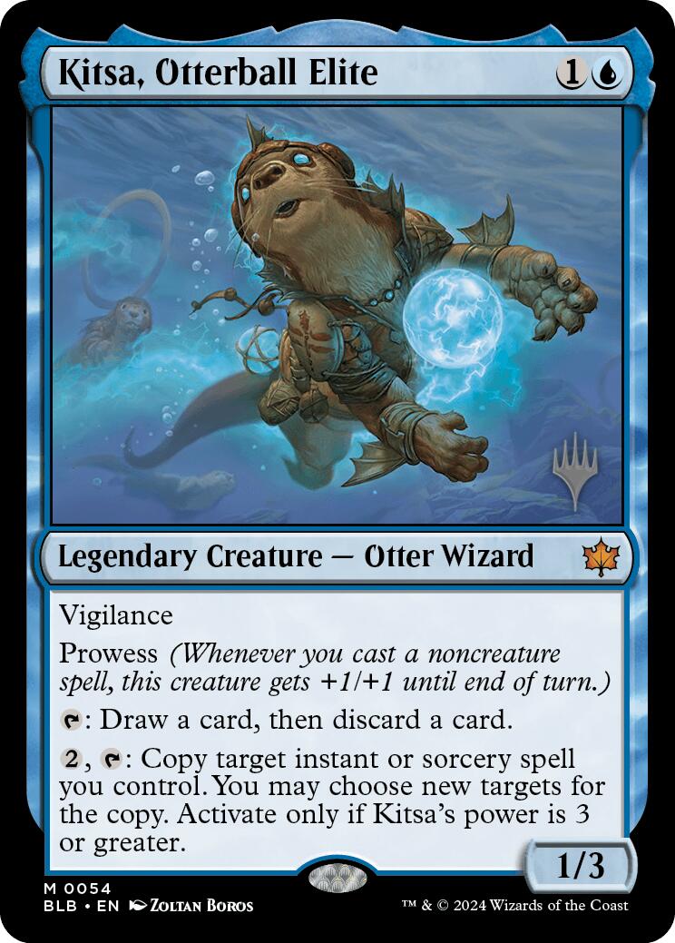 Kitsa, Otterball Elite (Promo Pack) [Bloomburrow Promos] | Magic Magpie