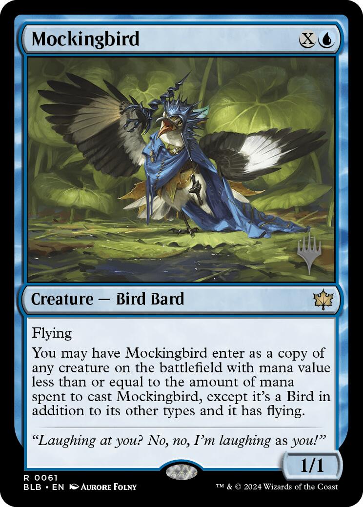 Mockingbird (Promo Pack) [Bloomburrow Promos] | Magic Magpie