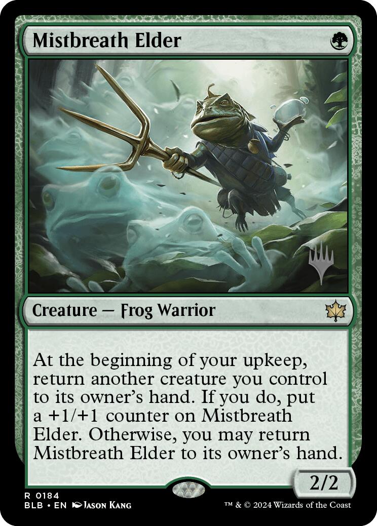 Mistbreath Elder (Promo Pack) [Bloomburrow Promos] | Magic Magpie