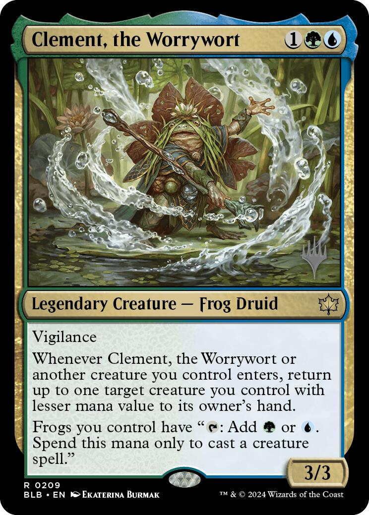 Clement, the Worrywort (Promo Pack) [Bloomburrow Promos] | Magic Magpie