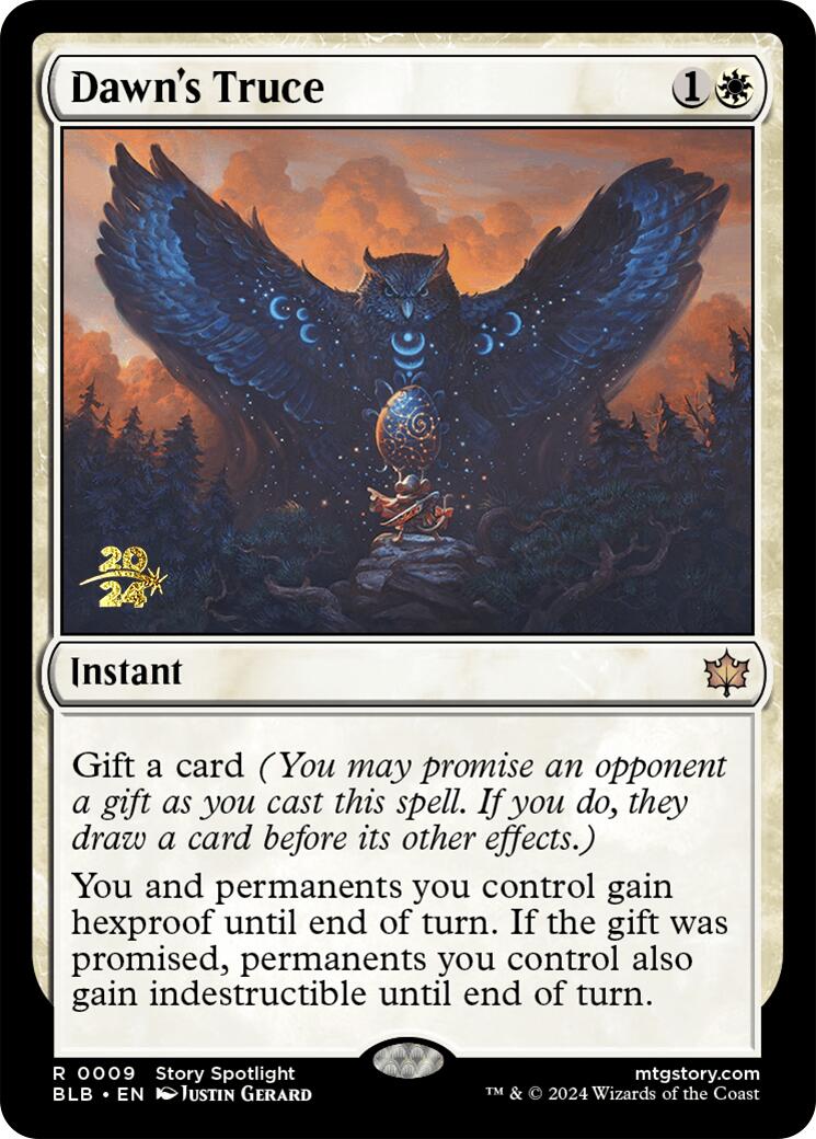 Dawn's Truce [Bloomburrow Prerelease Promos] | Magic Magpie