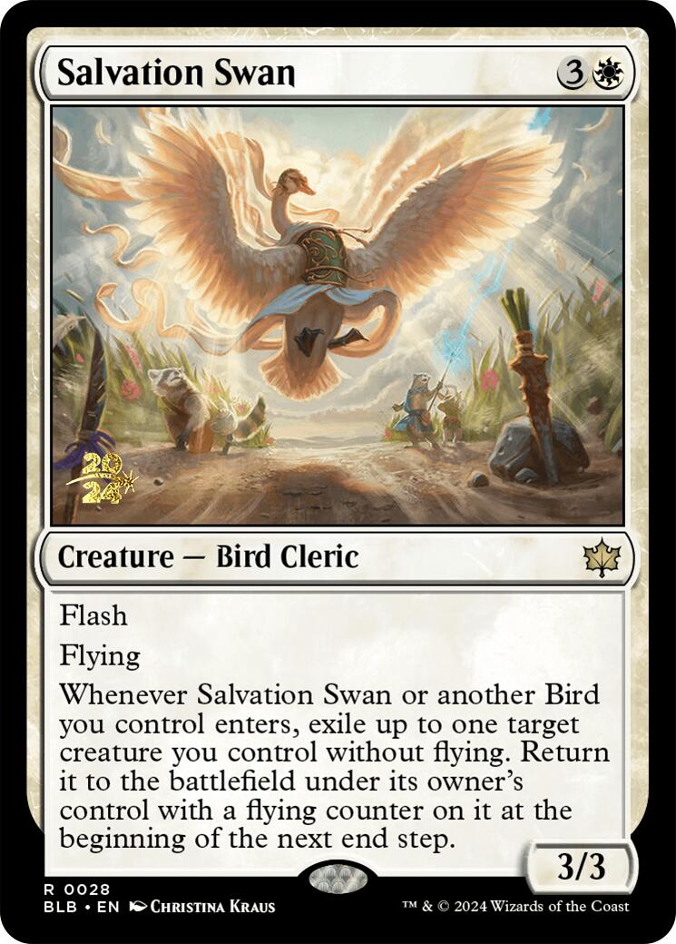 Salvation Swan [Bloomburrow Prerelease Promos] | Magic Magpie