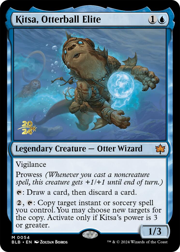 Kitsa, Otterball Elite [Bloomburrow Prerelease Promos] | Magic Magpie