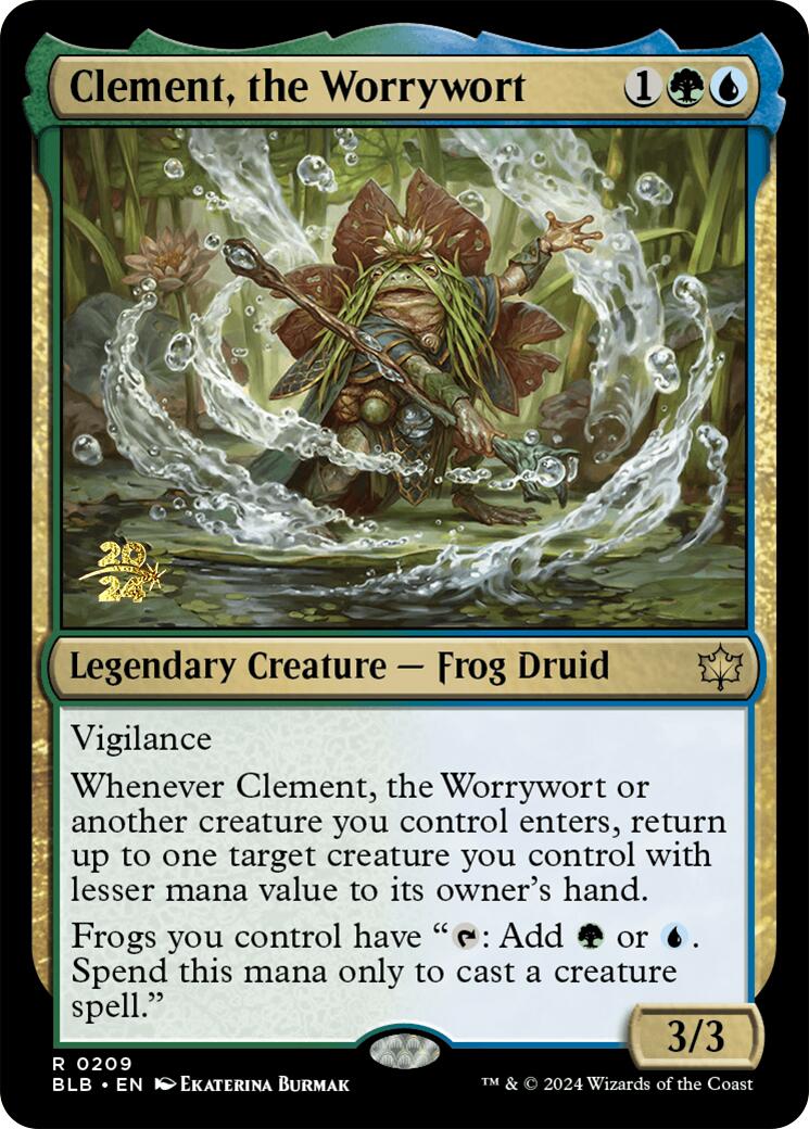 Clement, the Worrywort [Bloomburrow Prerelease Promos] | Magic Magpie