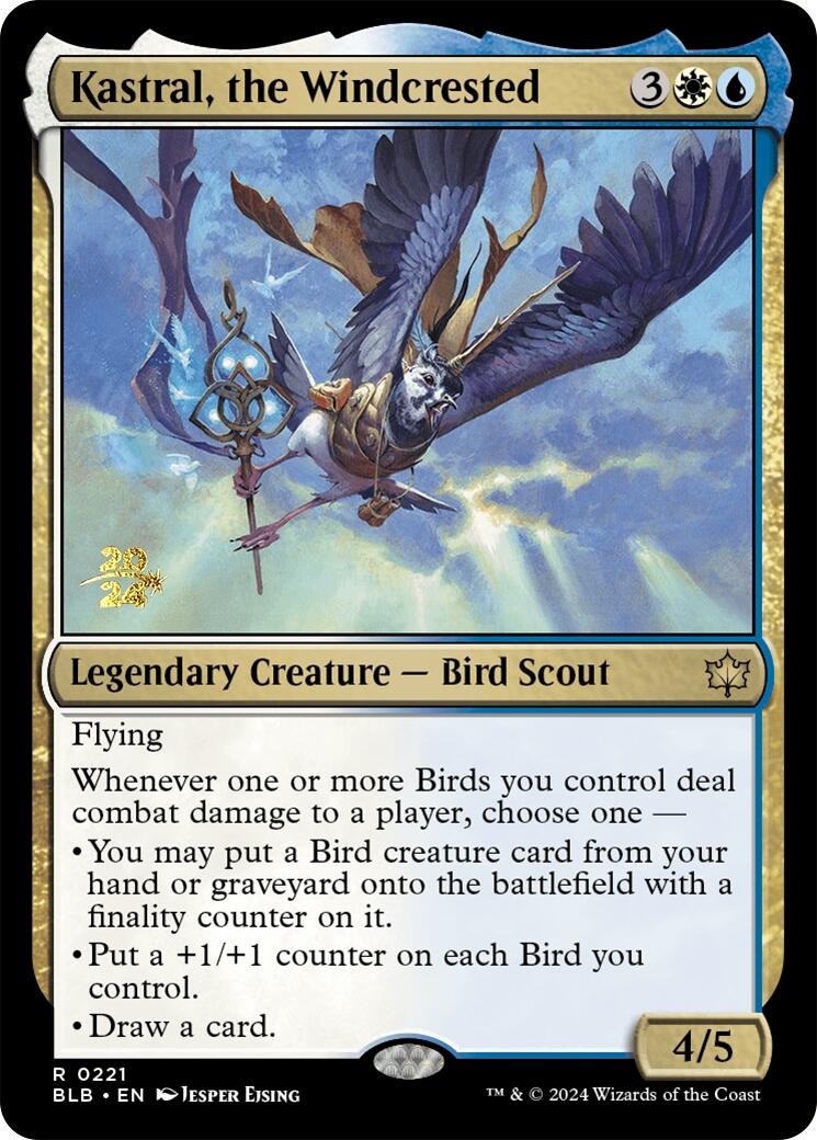 Kastral, the Windcrested [Bloomburrow Prerelease Promos] | Magic Magpie