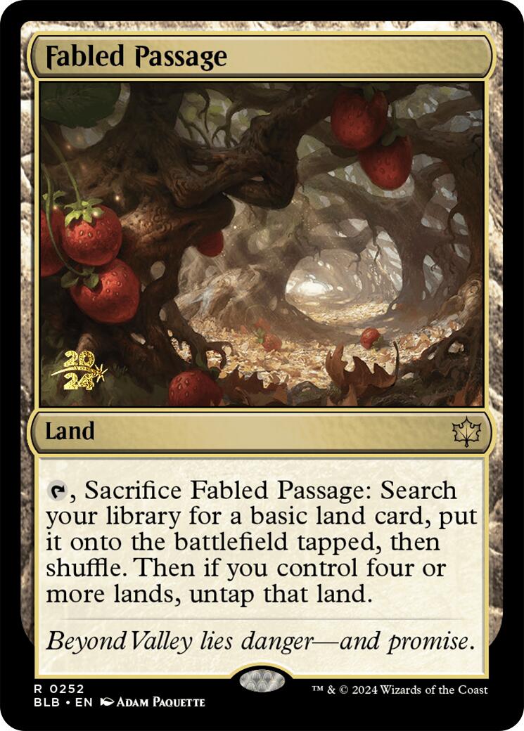 Fabled Passage [Bloomburrow Prerelease Promos] | Magic Magpie