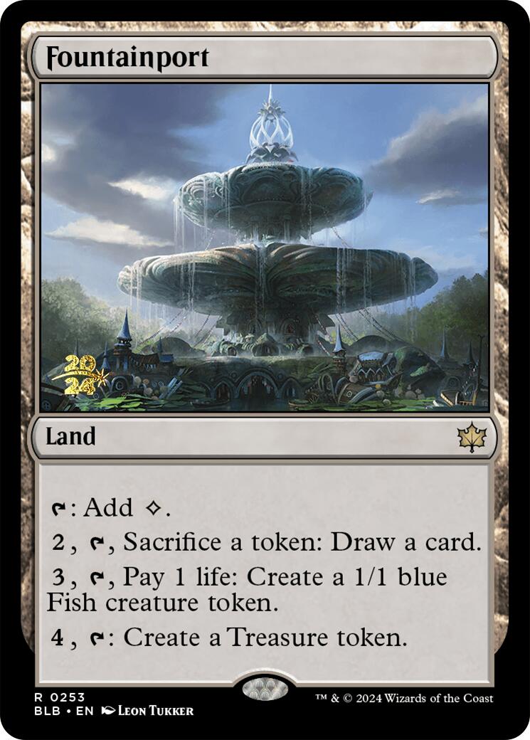 Fountainport [Bloomburrow Prerelease Promos] | Magic Magpie