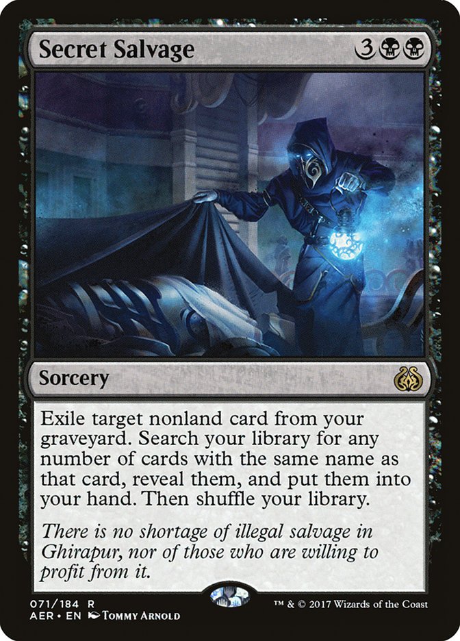 Secret Salvage [Aether Revolt] | Magic Magpie