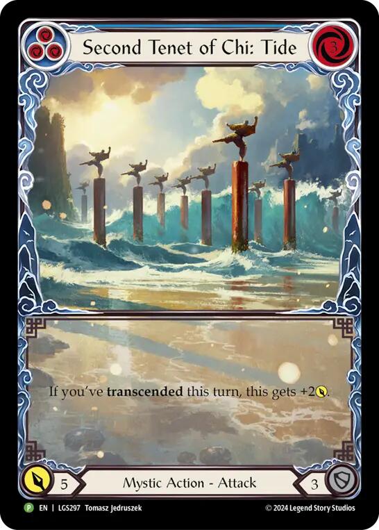 Second Tenet of Chi: Tide [LGS297] (Promo)  Rainbow Foil | Magic Magpie