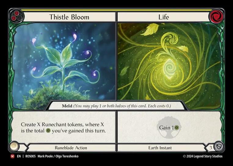 Thistle Bloom // Life [ROS005] (Rosetta)  Rainbow Foil | Magic Magpie