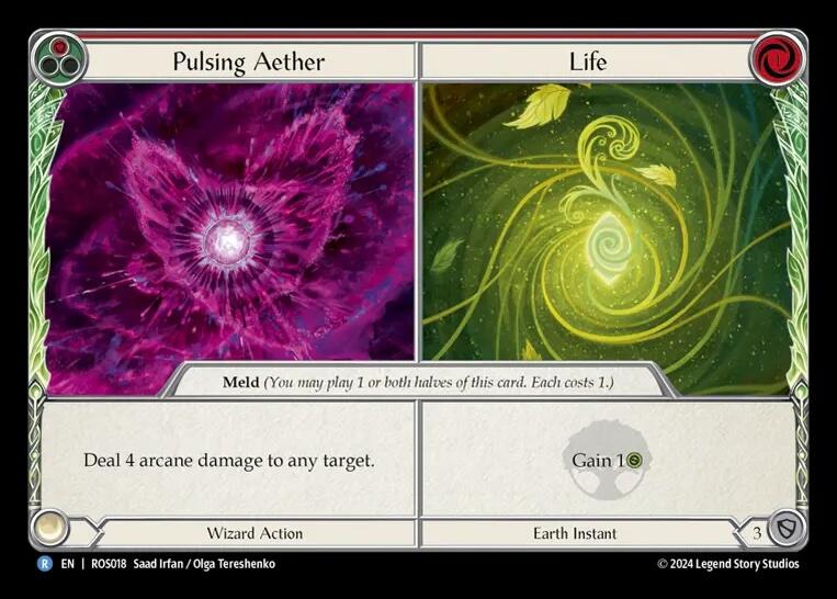 Pulsing Aether // Life [ROS018] (Rosetta)  Rainbow Foil | Magic Magpie