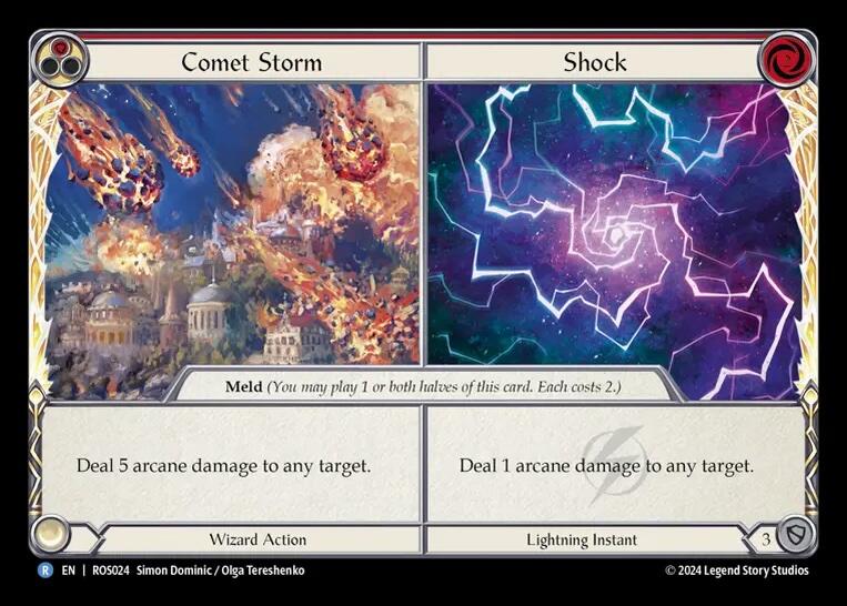 Comet Storm // Shock [ROS024] (Rosetta)  Rainbow Foil | Magic Magpie