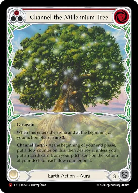 Channel the Millennium Tree [ROS033] (Rosetta)  Rainbow Foil | Magic Magpie