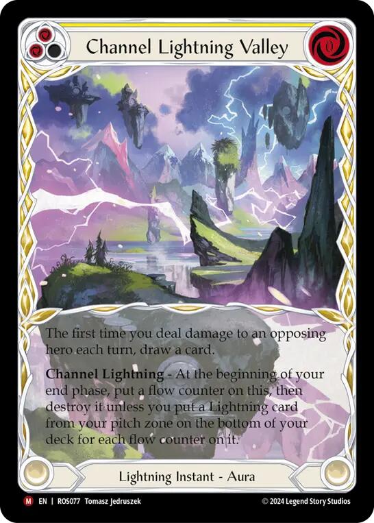 Channel Lightning Valley [ROS077] (Rosetta)  Rainbow Foil | Magic Magpie