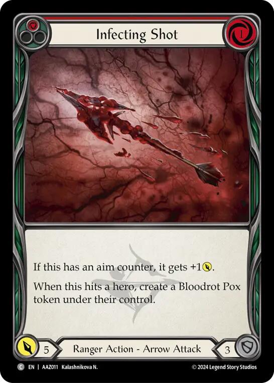 Infecting Shot (Red) [AAZ011] (Armory Deck: Azalea) | Magic Magpie