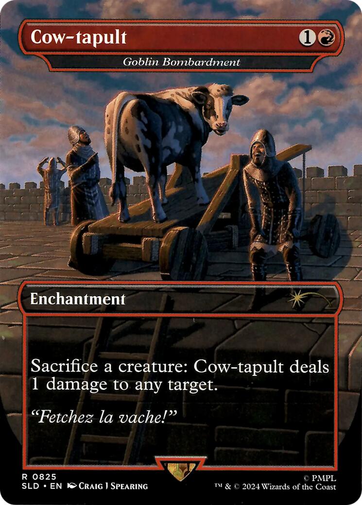Cow-tapult - Goblin Bombardment [Secret Lair Drop Series] | Magic Magpie
