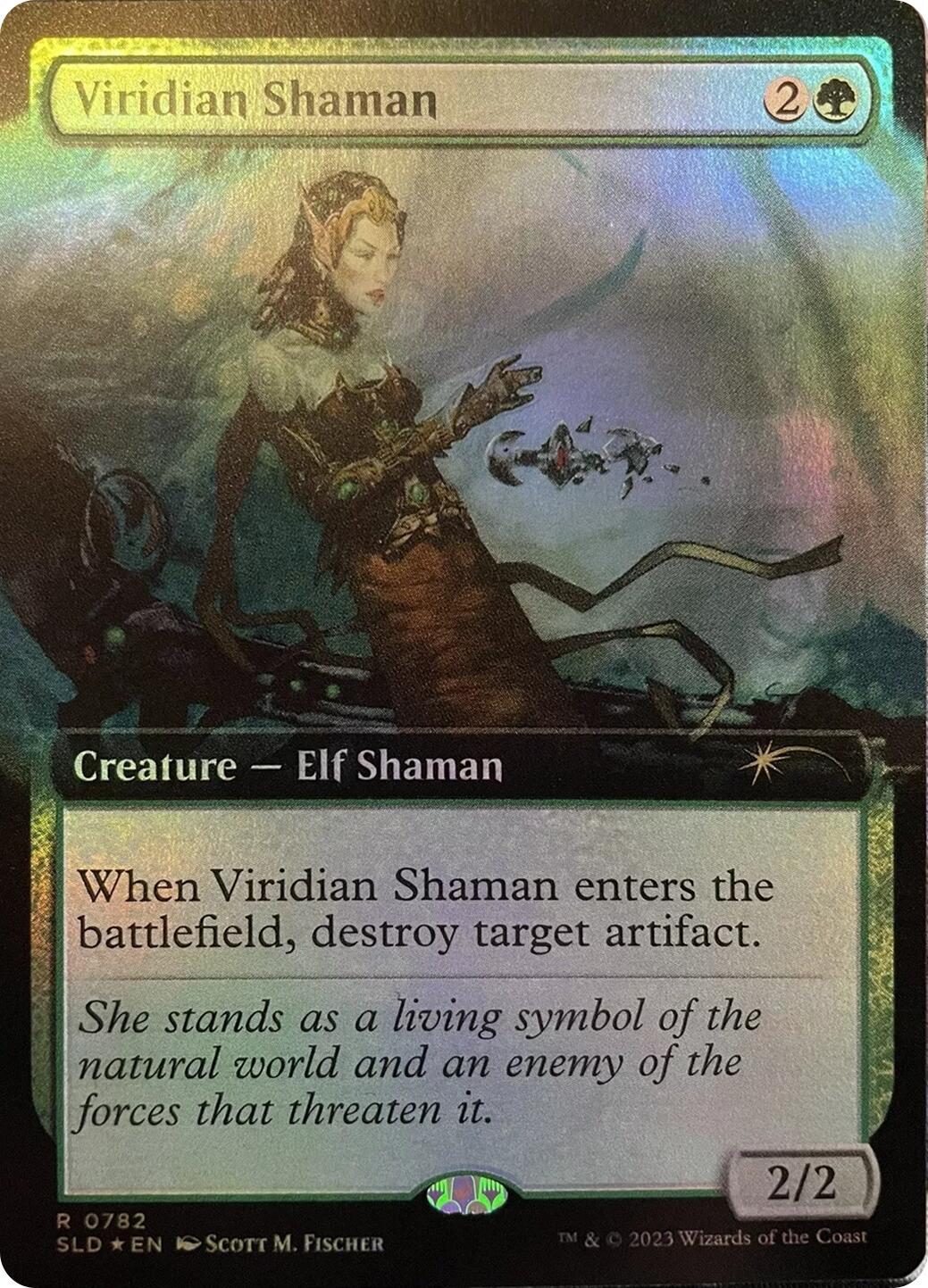 Viridian Shaman (Extended Art) [Secret Lair Drop Series] | Magic Magpie