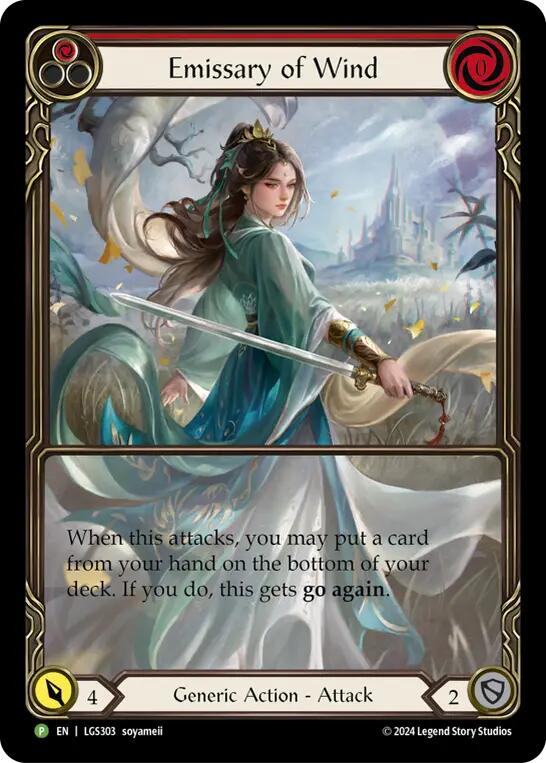 Emissary of Wind [LGS303] (Promo)  Rainbow Foil | Magic Magpie