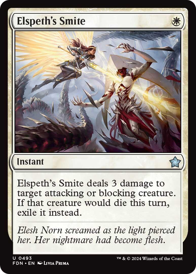 Elspeth's Smite [Foundations] | Magic Magpie